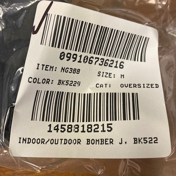 MadeWell Fleece-Lined Bomber Jacket NG388 - Picture 5 of 5